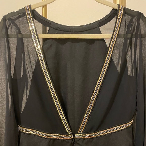 BCBG Generation A-Line Low Back Dress - Picture 3 of 5